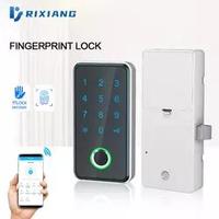 Serrure de porte d'armoire intelligente à empreinte digitale, biométrique, RFID, numérique, avec clavier à code, pour meuble et tiroir