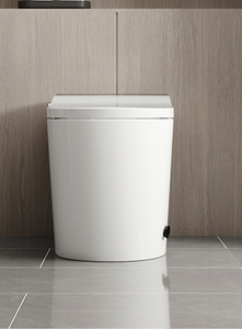 Siège de toilette intelligent <span class=keywords><strong>japonais</strong></span> moderne avec double chasse automatique (P-Trap/S-Trap), cuvette de nettoyage féminin et siège chauffant inclus – Idéal pour les hôtels - Product Image 6