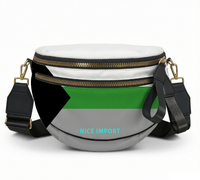Sac à bandoulière Deminonbinary Rainbow Shell pour femme, sac à bandoulière léger avec fermeture éclair pour tous les jours