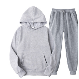 Chándal unisex con logotipo personalizado, venta al por mayor, de talla grande sudaderas con capucha, conjuntos de chándal para correr, chándales de primavera para hombre y mujer - Product Image 4