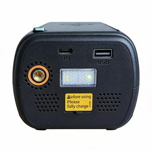 Arrancador de Emergencia Portátil de 12V con <span class=keywords><strong>Pinzas</strong></span> de Batería de Alta Resistencia e Inflador de Neumáticos Integrado para Rescate en Carretera - Product Image 4