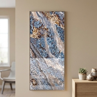 Panneau mural moderne BAIJAX WPC, impression HD, imperméable, décoratif, design graphique, fabrication directe, personnalisable pour l'intérieur
