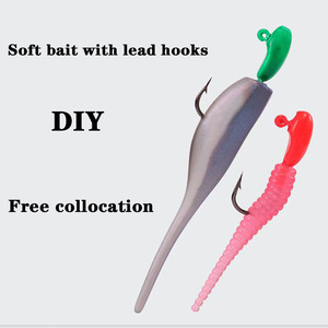 50pcs Silicone Leurre Souple Jig Crochets Appâts De Pêche Bass Brochet Matériel De Pêche En <span class=keywords><strong>Plastique</strong></span> <span class=keywords><strong>Mallette</strong></span> De Rangement D'eau Douce - Product Image 4