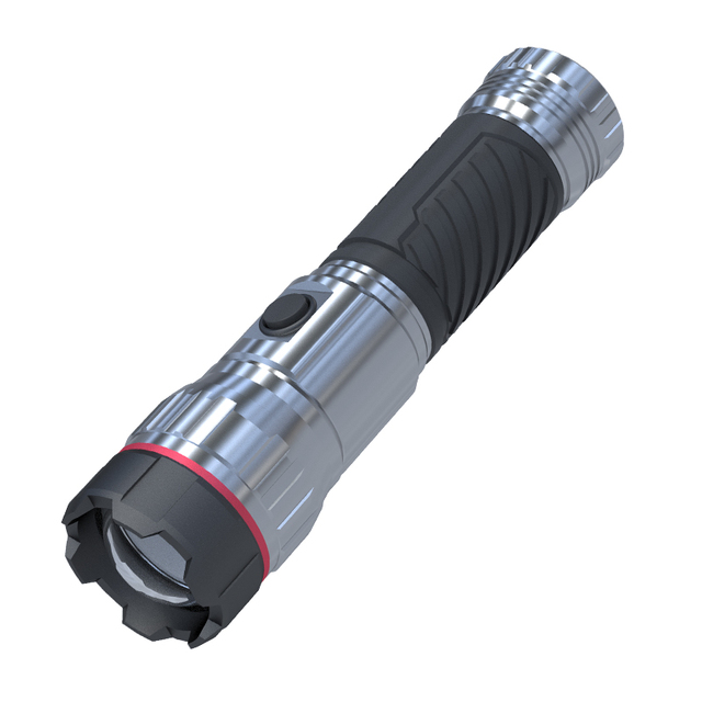 Meeko KS902601 EMC EN62471 ROHS BSCI 600LM Long Range 700M Li-ion Battery Waterproof Aluminum Rechargeable LED Flashlight