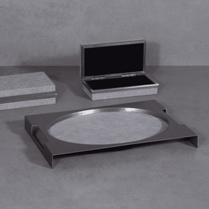 गर्म बिक्री जीवन हैक उत्पादों बाथरूम सजावट चमड़े सेवक ट्रे नॉर्डिक मामले आयोजक और यात्रा गहने भंडारण बॉक्स - Product Image 4