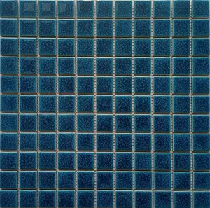 300*300 Wholesale Prices Outdoor Green Blue Rainbow Color Crystal Glass Swimming Pool Mosaic Tiles