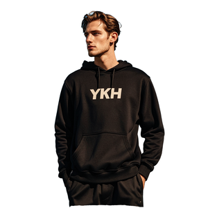 Sudadera con Capucha Extra Grande de Felpa de Algodón Grueso de 400 g/m² con Logotipo Personalizado para Hombre |   Marca Privada OEM/ODM - Product Image 1