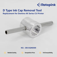 Outil de retrait de capuchon d'encre de type D Ratopink DB-SQN0589, remplacement pour imprimante CIJ série Domino AX A320I A420I A520I