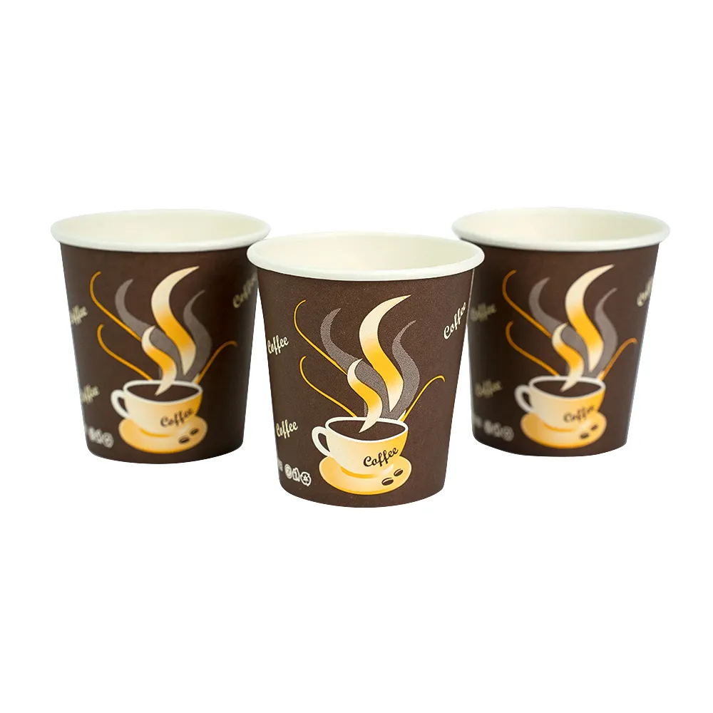 8oz özel Logo baskı dalgalanma duvar kağıt kahve bardağı tek kullanımlık tek duvar kapağı götürmek bardaklar üretilen özelleştirilmiş sağlayıcılar