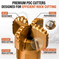 Буровое долото Drillsoltek 2026 PDC с индивидуальной настройкой, долото PDC для направленного бурения (HDD) водозаборных скважин и горнодобывающей промышленности