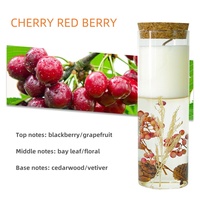 Private Label Handmade Gel Wax Ewige Blume Duft kerze Botanische Kerzen Kork deckel für Home Decor Hochzeits geschenke Feiertage