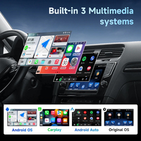 Boîtier TV intelligent multimédia AI Tbox 2 Go 16 Go Adaptateur sans fil Android Auto CarPlay pour voiture YouTube Netflix 4 Go 32 Go