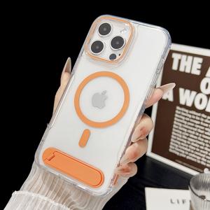 <span class=keywords><strong>Coque</strong></span> de téléphone transparente avec protection d'objectif magnétique, très vendue, pour iPhone 17Air 16 15 14Pro Max, antichoc, dos transparent - Product Image 4