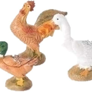2025 Juego de 5 piezas de estatuas del pueblo de La Natividad italiana - Product Image 1