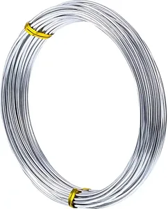 5メートル/ロット陽極酸化アーティスティックラウンドアルミニウムクラフトワイヤー1.5mmゴールドシルバーカラフルジュエリーソフトメタルワイヤー - Product Image 5