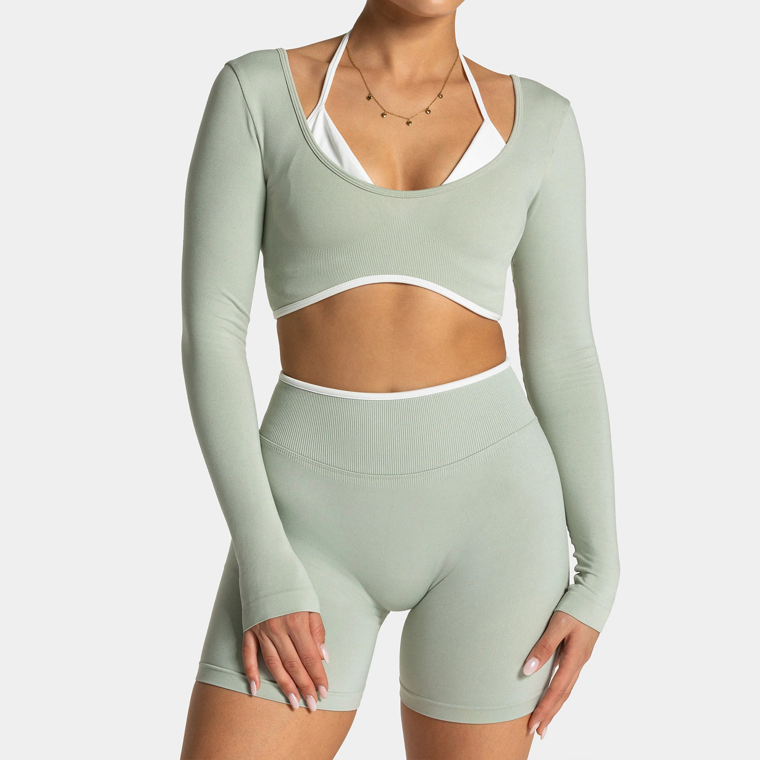 Pistachio green