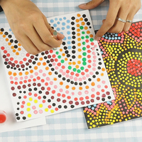 2023 tendance jouets brillant Bingo dabbers peinture kit pas de désordre à base d'eau peinture à l'eau points marqueurs bricolage jouets