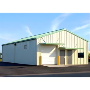 <span class=keywords><strong>Atelier</strong></span> et entrepôt de jardin extérieur moderne en acier – Structure légère en acier robuste pour le rangement d'outils et de vélos à domicile - Product Image 5