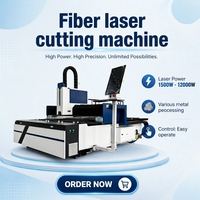 Machine de découpe laser à fibre CNC certifiée CE ISO, contrôle Cypcut, haute productivité, 3 axes, pour tôles métalliques et acier inoxydable AI