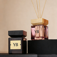 Bouteille diffuseur de parfum à roseaux personnalisée et emballage, bouteille diffuseur de parfum fantaisie, bouteille diffuseur de parfum en verre
