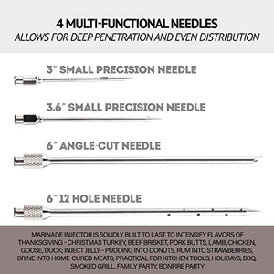 Inyector de Marinada <span class=keywords><strong>para</strong></span> <span class=keywords><strong>Carne</strong></span> con Empuñadura de Pistola, Profesional y de Alta Venta - Product Image 3