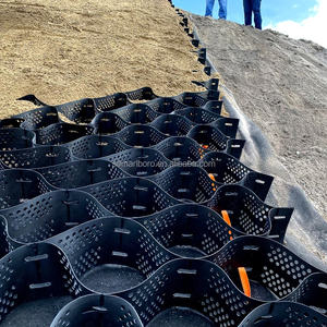 Stabilisateur de grille au sol pour <span class=keywords><strong>gravier</strong></span> Geocell Petite grille de stabilisation de pierre pour allée/aménagement paysager/patios/passerelles - Product Image 4