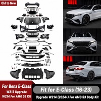 Kit carrosserie pour Mercedes Benz Classe E W213 2016-2023, pare-chocs avant et arrière style W214 63, avec capot, mise à niveau 2024+