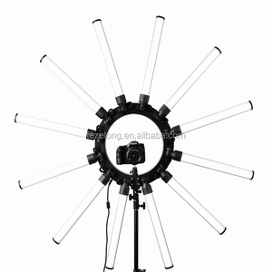 Éclairage photographique Dimmable 3200-5600K 12 Tubes LED Photographie Star Light Lampe Costume pour Caméra <span class=keywords><strong>Photo</strong></span> Studio Téléphone - Product Image 3