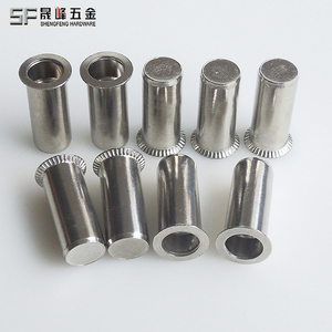 Cấu hình Thấp Lớn splined <span class=keywords><strong>rivet</strong></span> <span class=keywords><strong>Nut</strong></span> M4 M8 M12 đinh tán hạt sản xuất 304 316 không gỉ đinh tán hạt csk tấm kim loại M6 đinh tán hạt - Product Image 6