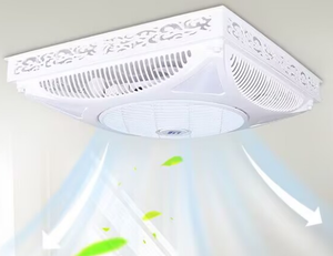 Ventilador de Techo Eléctrico con Luz LED, Extractor de Aire de Ventilación, 600*600, Mecánico, Comercial, Doméstico, para Hoteles, Más Vendido - Product Image 1