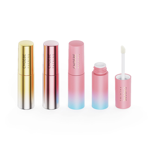 Emballages cosmétiques Choebe, contenants dégradés, bâtonnets de gloss à lèvres, tube de gloss à lèvres vide 12 ml avec pinceau - Product Image 1