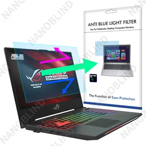 Popular Laptop Used Anti Blue Light Screen Protector 14 inch Blue Light Blocking Protective Film Easy to Install