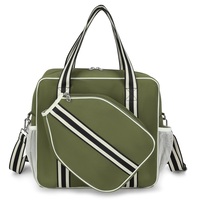 Sac de pickleball personnalisé en tissu à mémoire de forme, sacoche double pour raquettes, sac à bandoulière sportif, sac à dos de pickleball