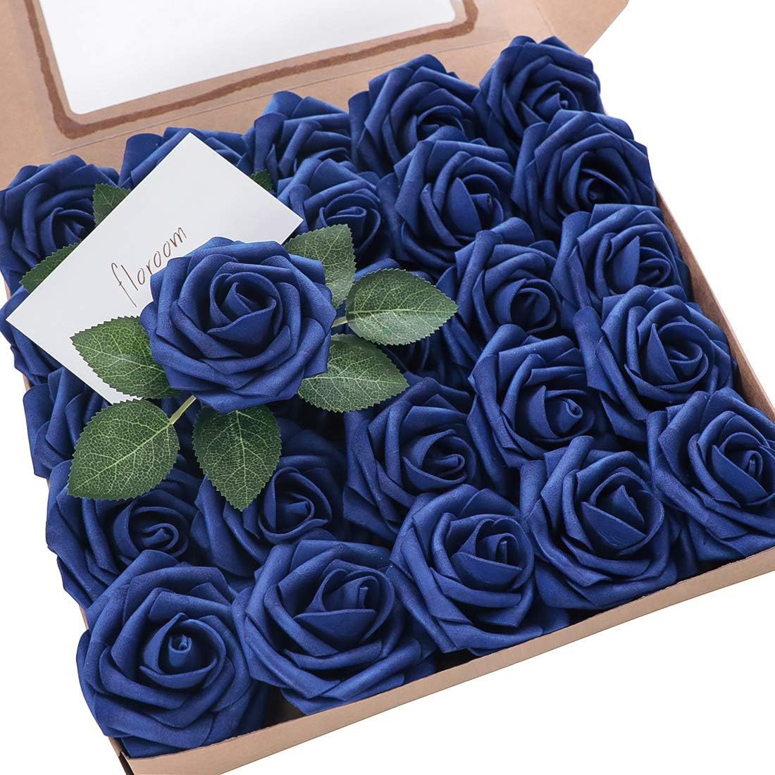 Multi 25 fleurs teinture bleu foncé
