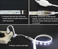 Kit de Bandes LED Intelligentes RGB Personnalisées GOWIN OEM de Haute Qualité, 144 LED/m, 11W/m, PVC Flexible, IP68, Décoration Paysagère, Télécommande