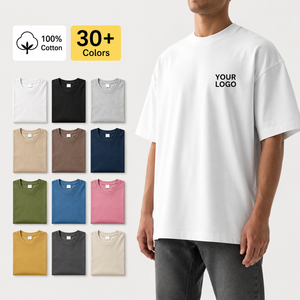 Fabricant de t-shirts en gros, t-shirt 100% coton pour homme, impression numérique personnalisée, logo, motif, t-shirt uni doux pour homme - Product Image 1