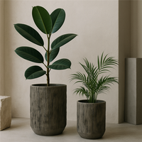 Haute Qualité Personnalisé Intérieur Extérieur Béton Fleur Pots Maison Jardin Décor Vintage Ciment Pot De Fleurs