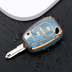 Coque de protection souple en TPU à <span class=keywords><strong>2</strong></span> boutons pour clé de voiture Renault <span class=keywords><strong>Kangoo</strong></span> Traffic Master, accessoires de protection sans clé - Product Image 5