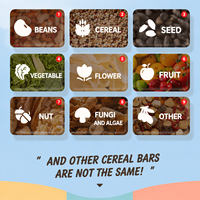 Barra de Granola de Proveedor Verificado, Nutritiva y Vegana, Reemplazo de Comida, Gestión de la Salud, Alimento Saludable, Barra de Cereal