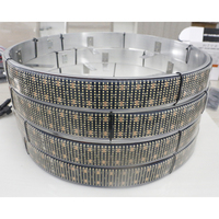 JINXIN-Ensemble de diodes électroluminescentes de haute qualité, 10 rangées, 20 rangées, blanc pur, 12V