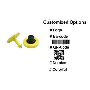 860-960mhz TPU RFID étiquette d'oreille puces d'identification animale étiquette d'oreille électronique UHF pour chien cochon vache bétail chèvres moutons pâturage Identification - Product Image 6