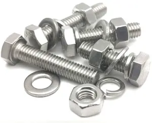 טוב באיכות גבוהה חוזק 10mm נירוסטה hex ראש אגוז בורג סט