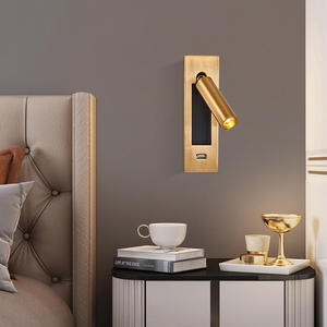 Lámpara de pared de fondo de sala de estar giratoria de hierro personalizada moderna luces de pared LED de cabecera de dormitorio negro clásico - Product Image 6