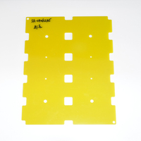 Feuilles de résine époxy FR4 Springgrass 0,5 mm 1 mm, fibre de verre, haute tension 94V0 18KV/mm, résistance à la traction, jaune, isolation électrique