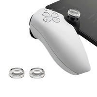 Capuchon de joystick transparent en cristal pour console PS5 Portal, grip en silicone pour manette Portal, amélioration des performances