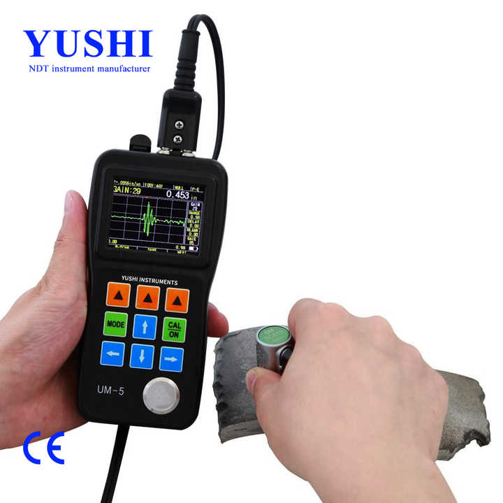 Yushi UT Inspection UM-5 Series Digital Ultrasonic Thickness Gauge Live ...