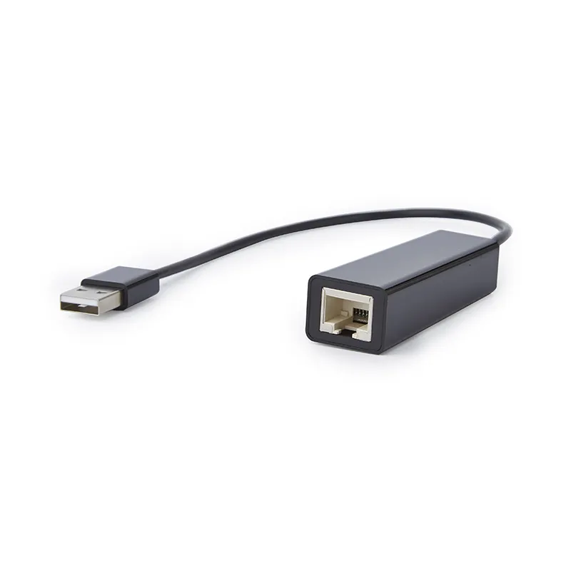 Adaptor Dongle USB 100, Konverter Dongle USB Jaringan Eksternal 10M 2.0 M Gigabit RJ45 LAN