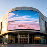 Écran LED mural publicitaire extérieur haute luminosité 4500cd, étanche IP65