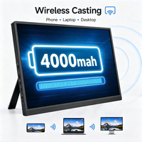 Moniteur portable 15,6 pouces 1080P FHD IPS Écran de protection oculaire USB C Écran de jeu avec interface Type-C pour MacBook PC
