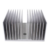 Profils de dissipateur thermique en alliage d'aluminium sur mesure pour portes et fenêtres, design extrudé anodisé haute puissance avec services de découpe et de pliage